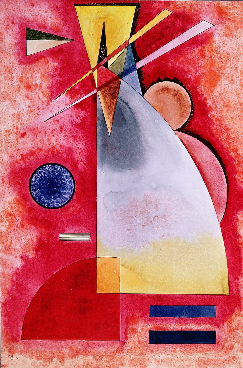 Prolínání, 1928 (kvaš a toaleta) od Wassily Kandinsky