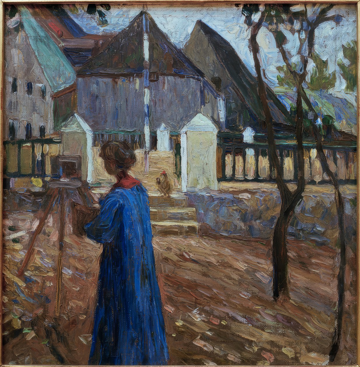 Kallmünz - Gabriele Münter obraz II od Wassily Kandinsky