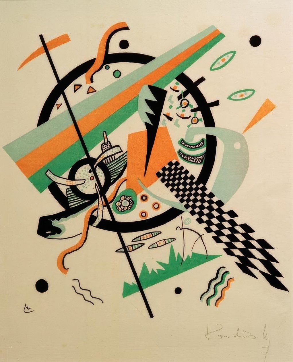 Malé světy IV od Wassily Kandinsky