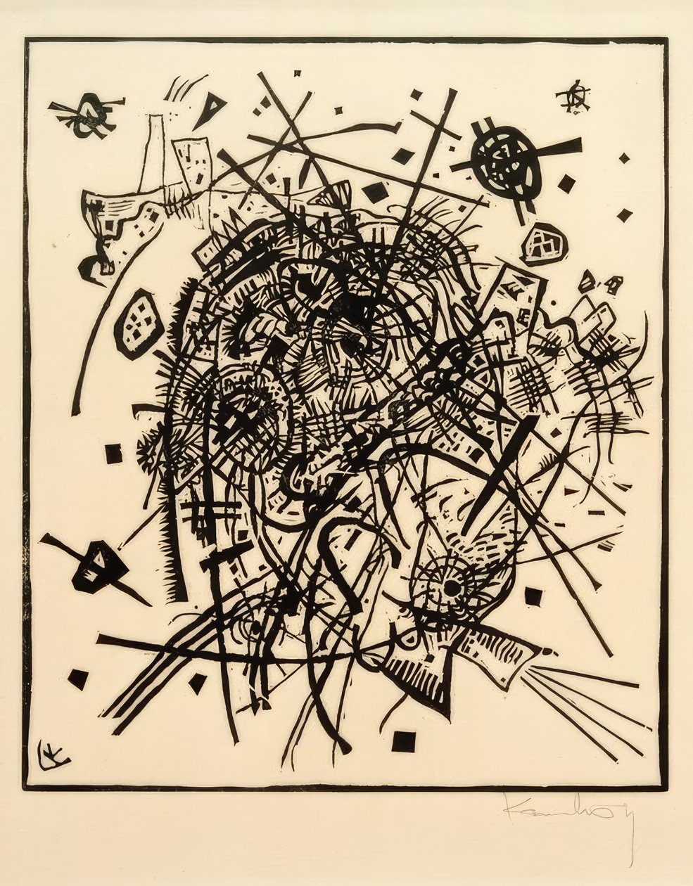 Malé světy VIII od Wassily Kandinsky