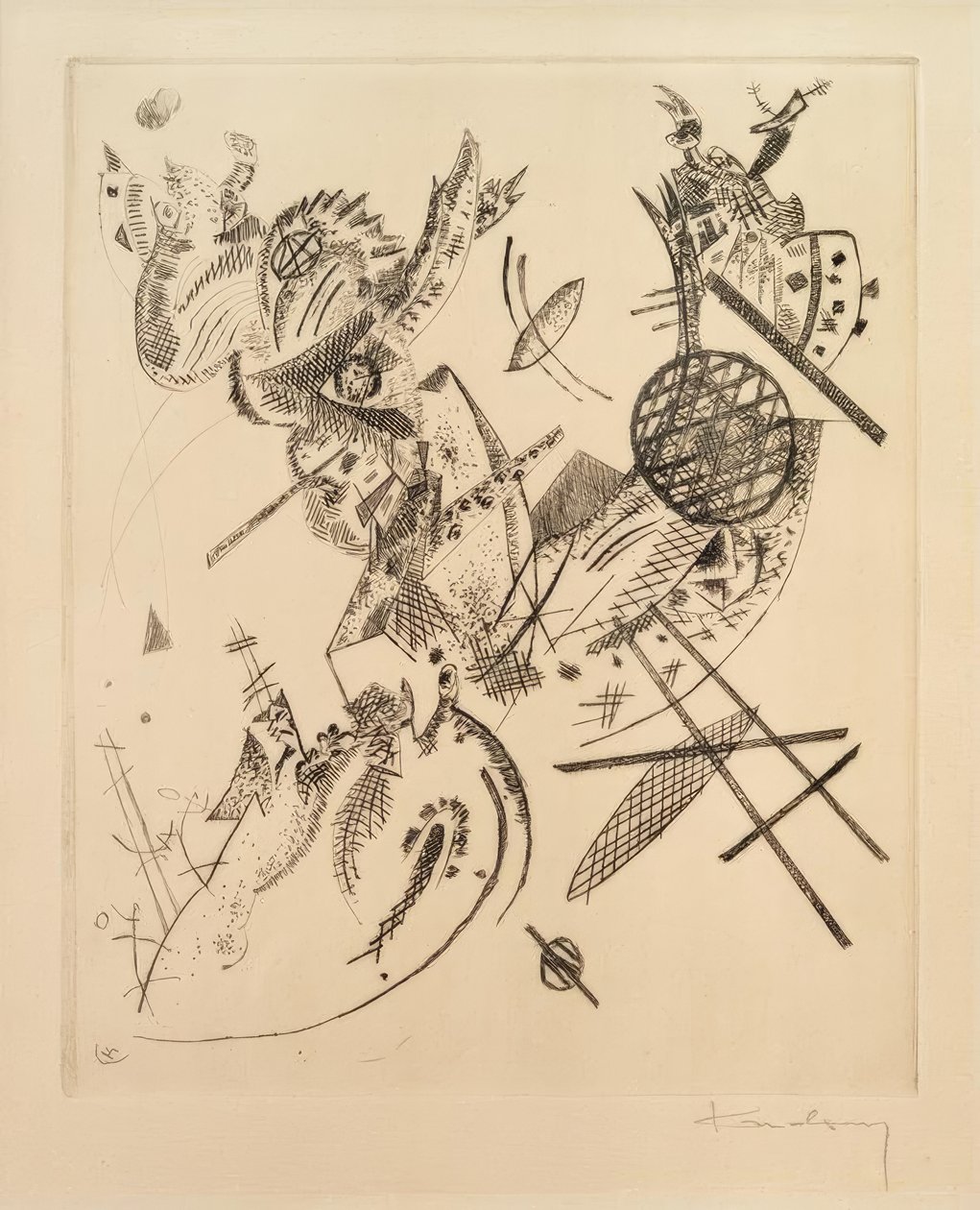 Malé světy XII od Wassily Kandinsky