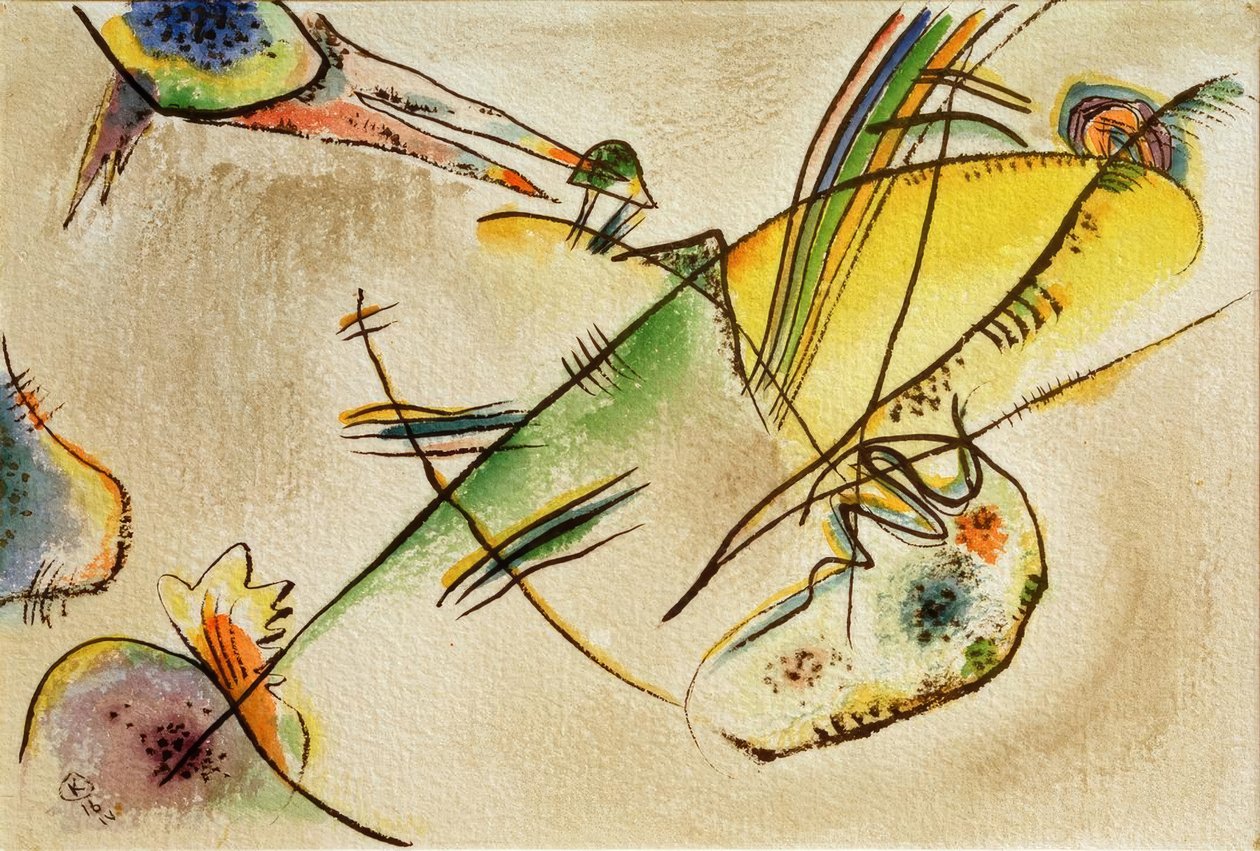 Složení B od Wassily Kandinsky