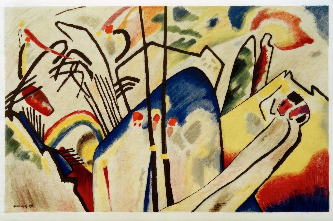 Kompozice IV od Wassily Kandinsky