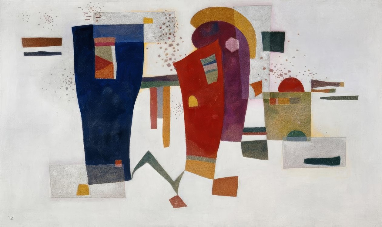 Kontrastujte s doprovodem od Wassily Kandinsky