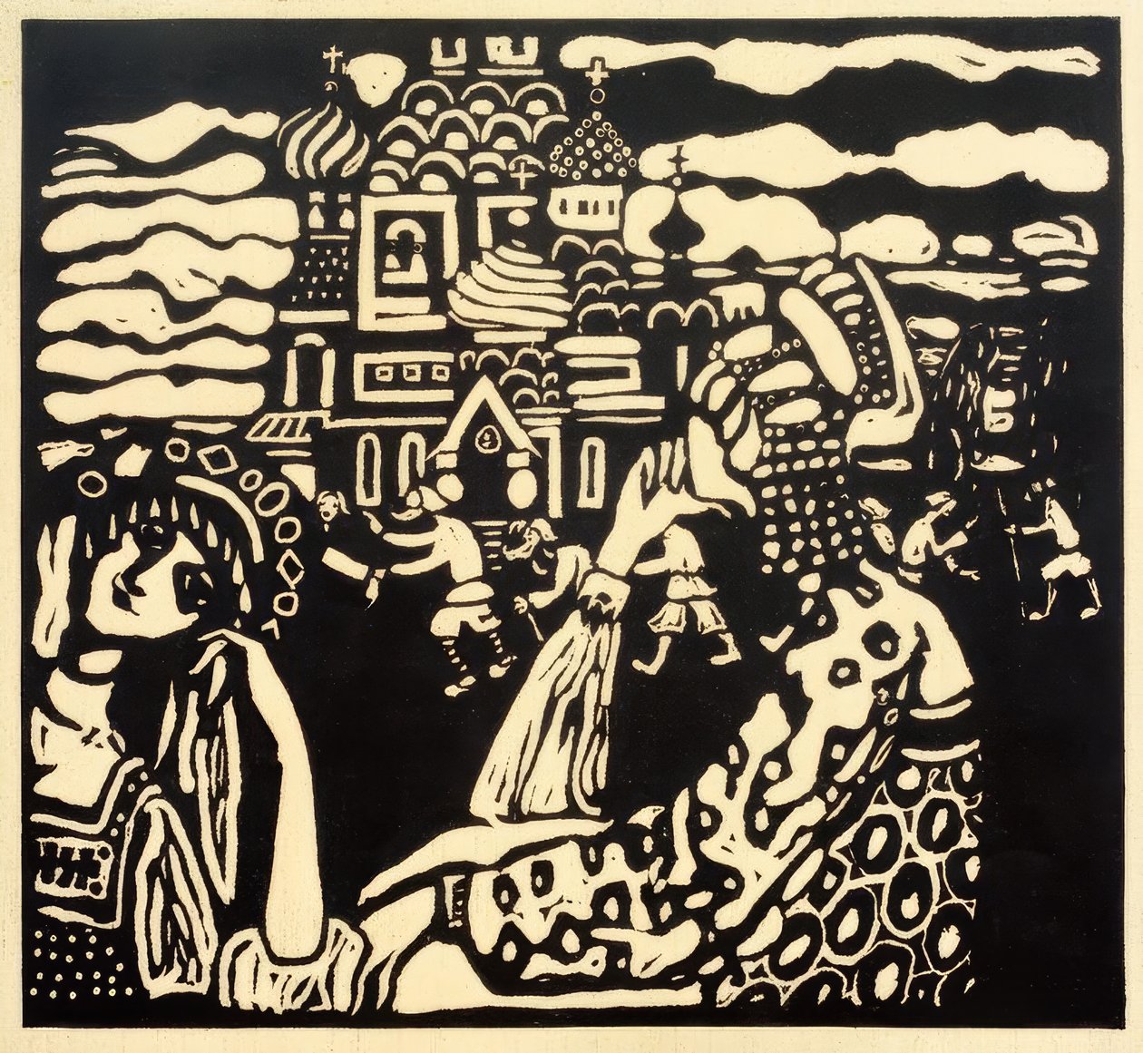 Kostel od Wassily Kandinsky