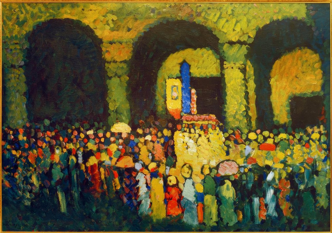 Ludwigskirche v Mnichově od Wassily Kandinsky
