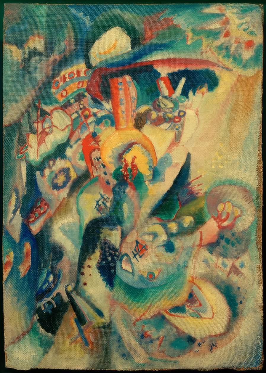 Moskva II od Wassily Kandinsky
