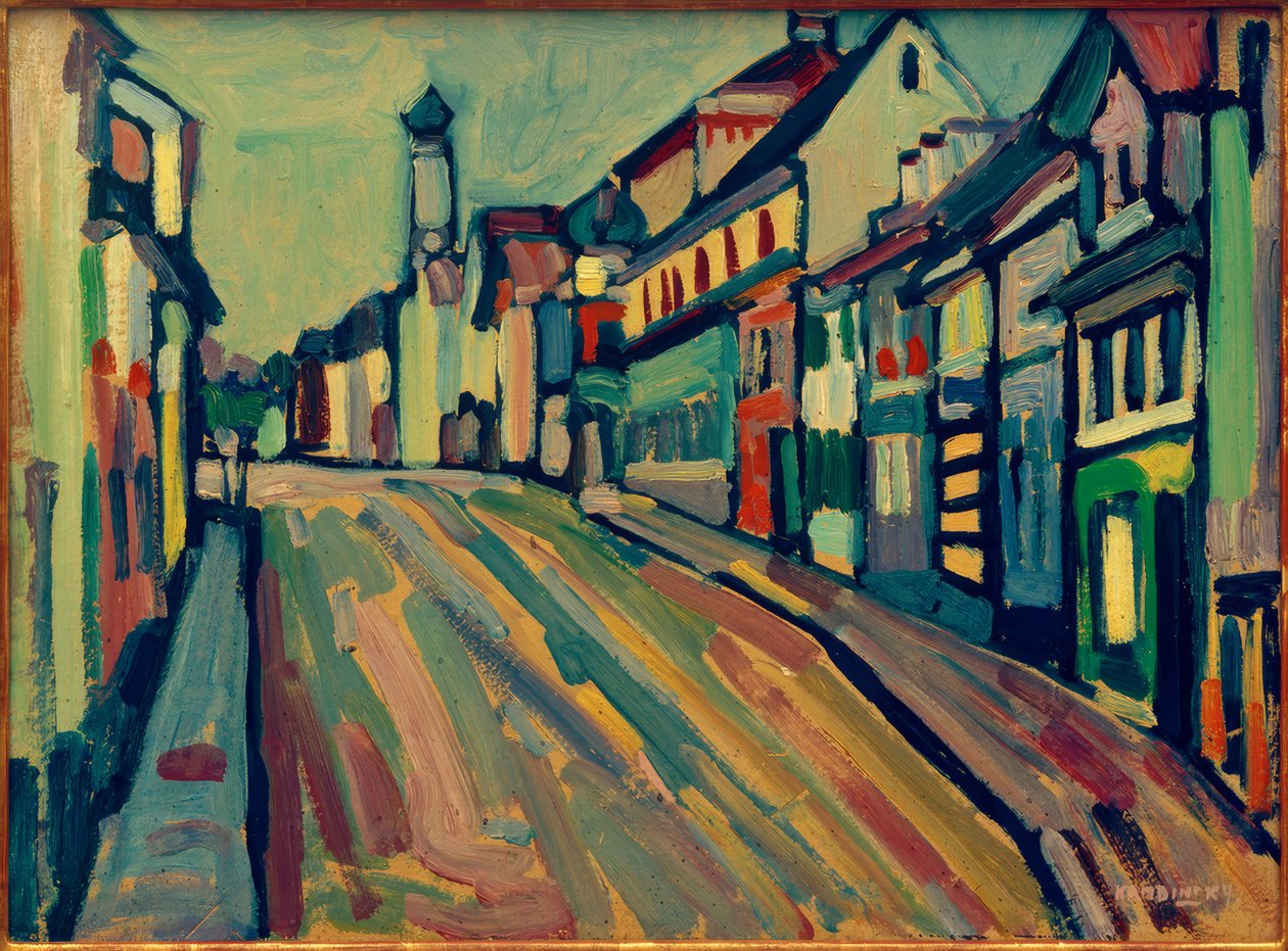 Murnau – Untermarkt od Wassily Kandinsky