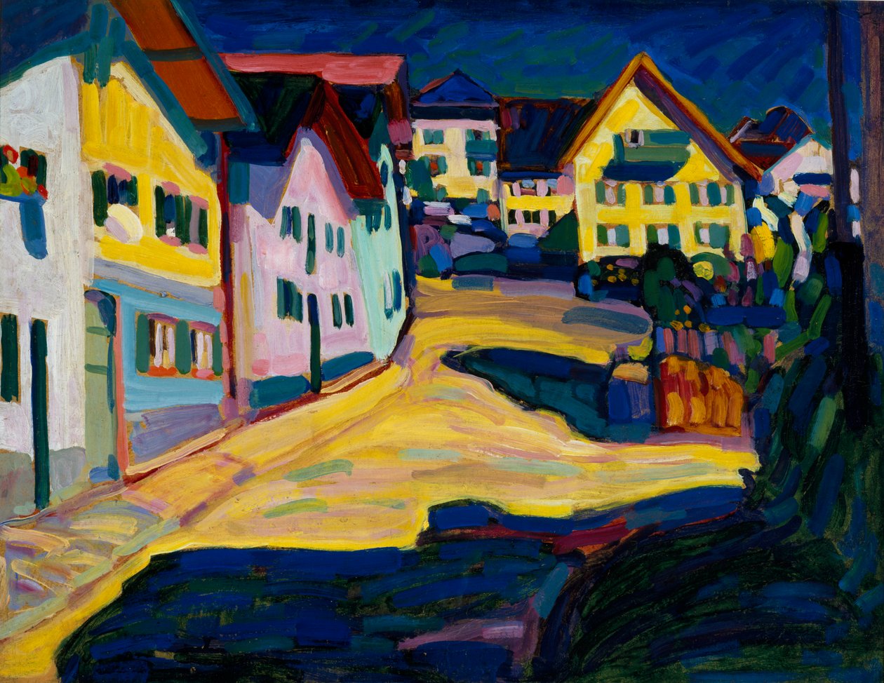 Murnau, Burggrabenstrasse od Wassily Kandinsky