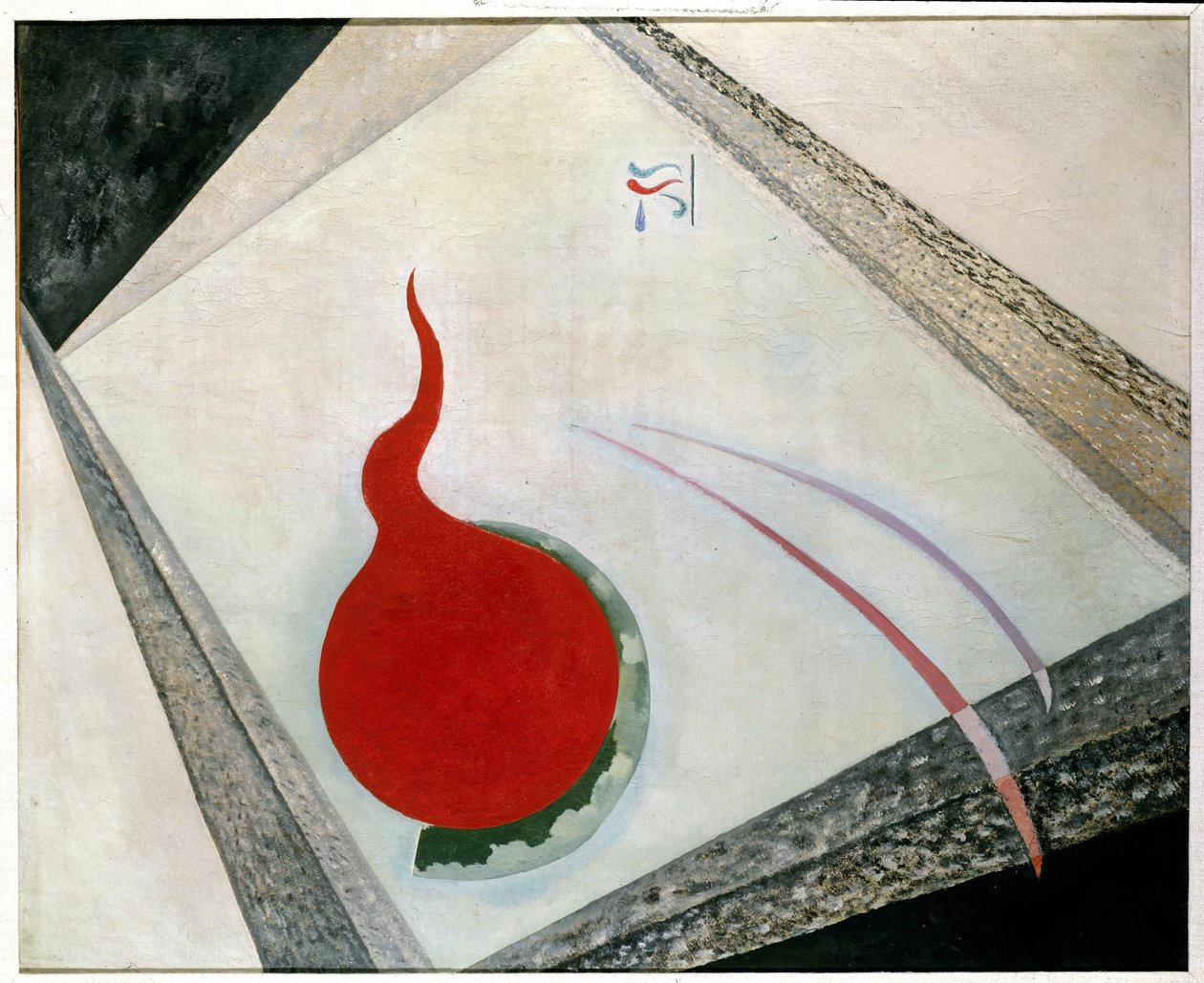 Talíř III z "Poids Montes" ("Mounted Weights") 1935 od Wassily Kandinsky
