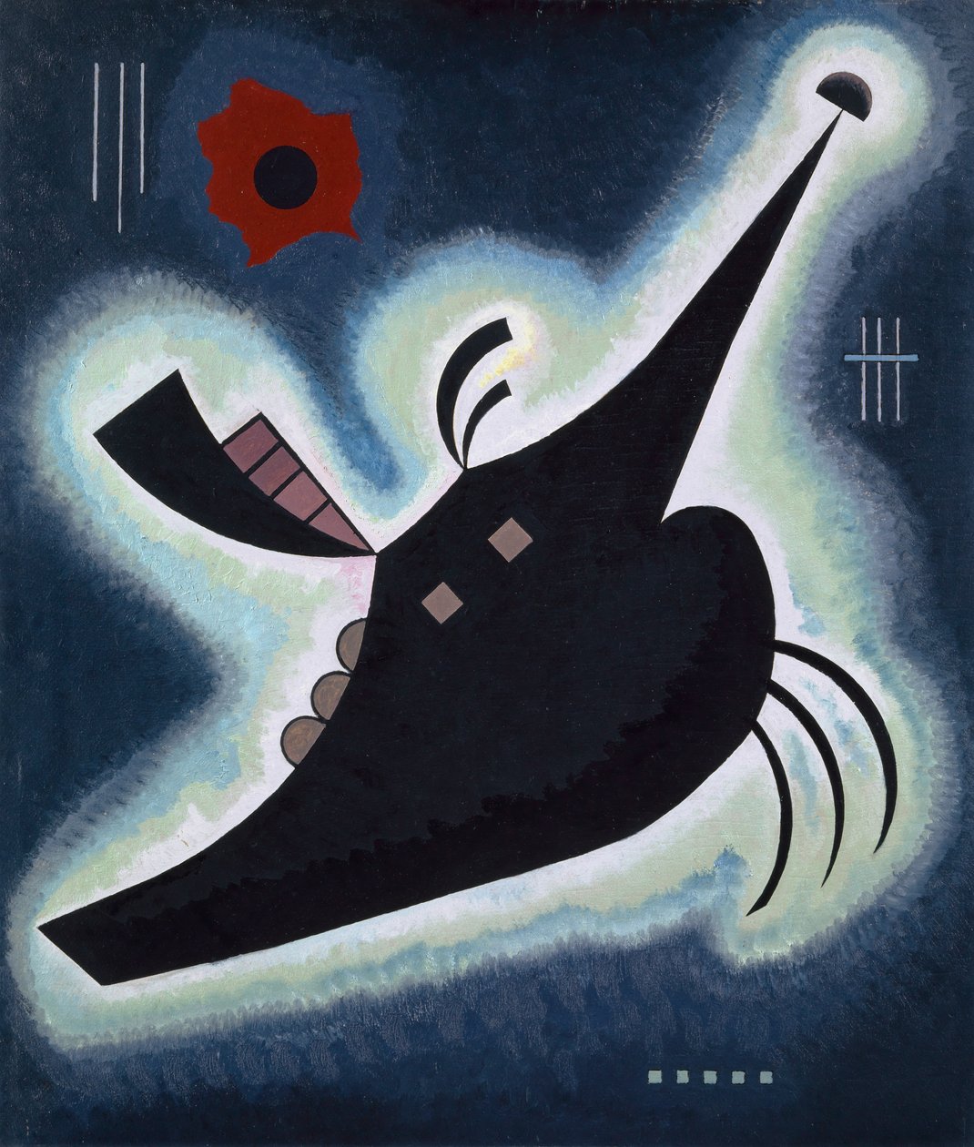 Pointed Black, 1931 od Wassily Kandinsky
