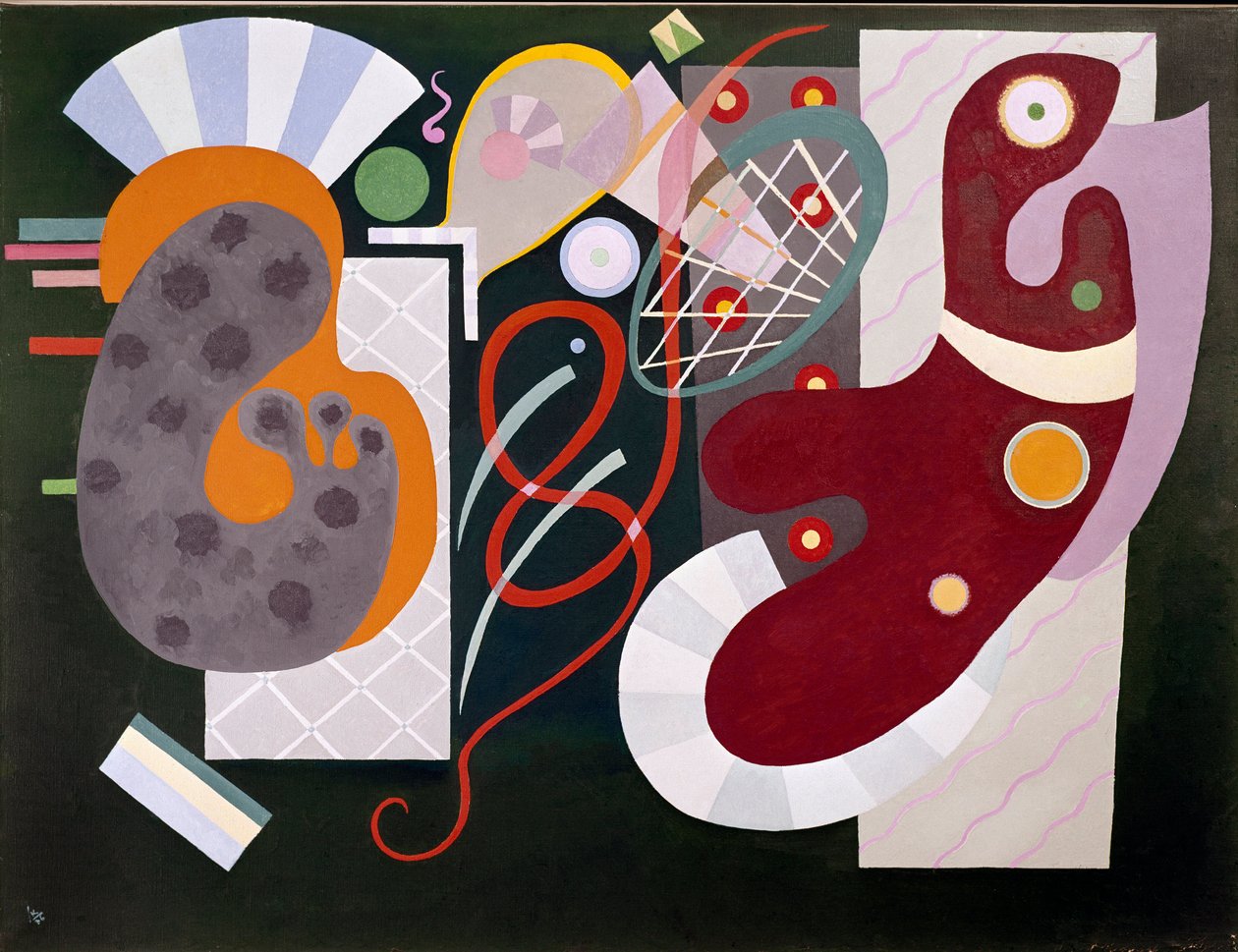 Malba červeného uzlu od Vassily Kandinsky od Wassily Kandinsky