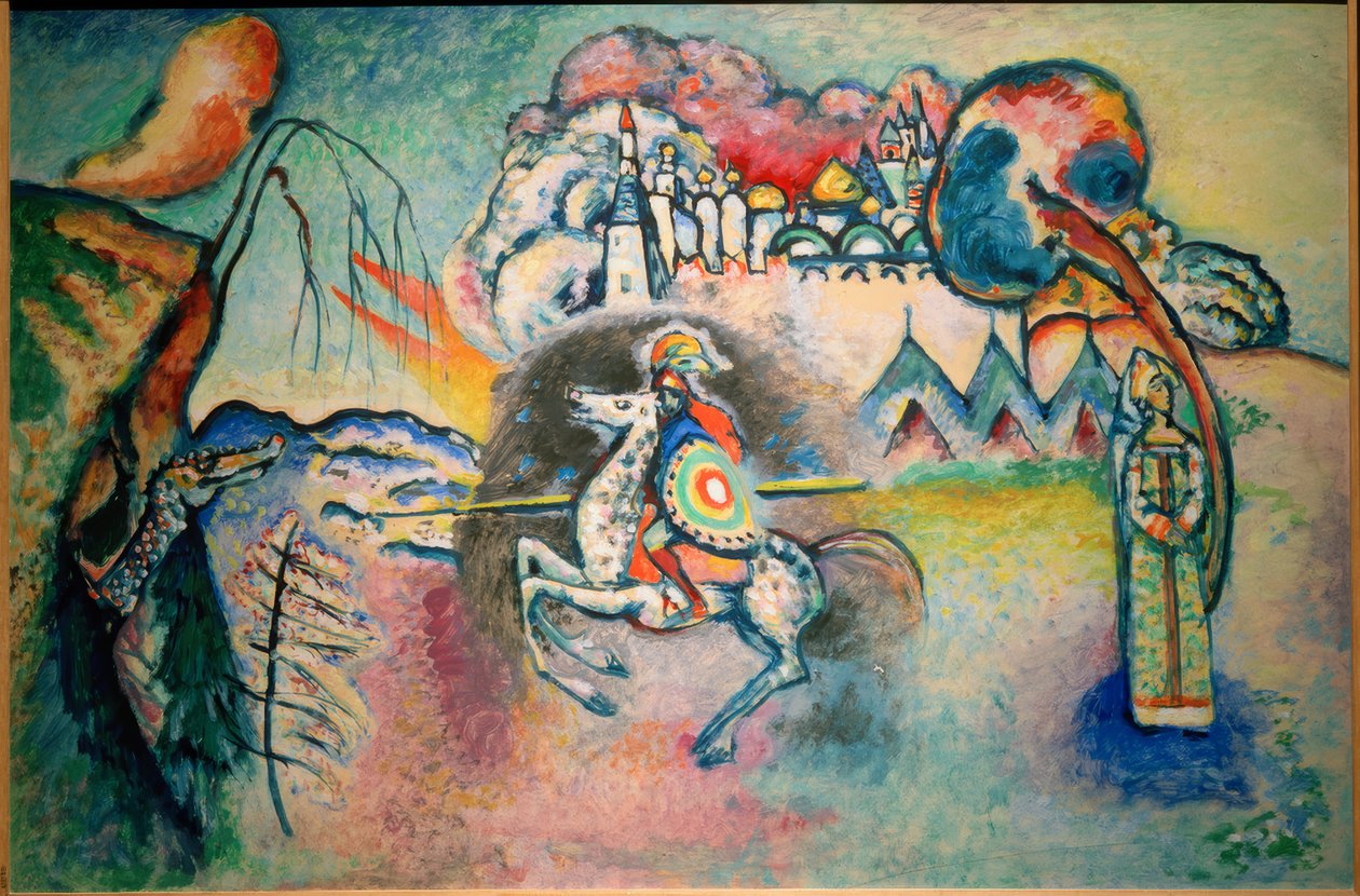 Reiter, Svatý Jiří od Wassily Kandinsky