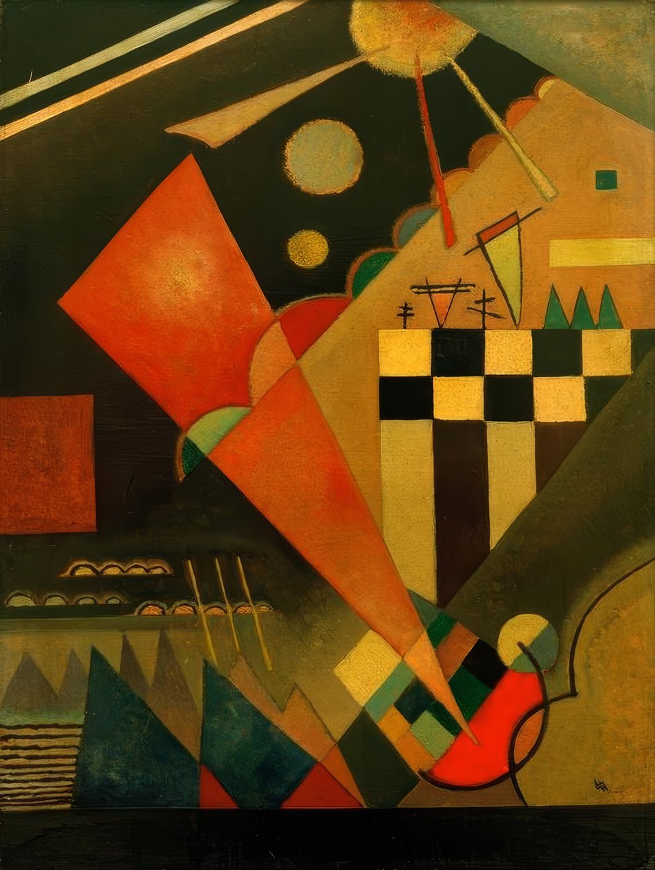 Ostře růžová od Wassily Kandinsky