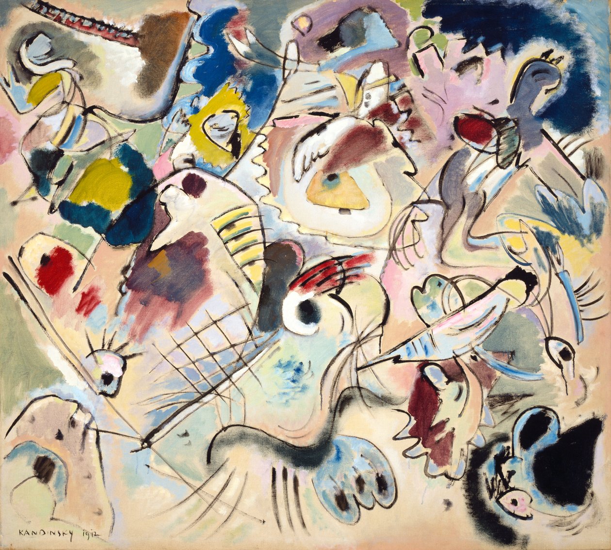 Náčrt 160A, 1912 od Wassily Kandinsky