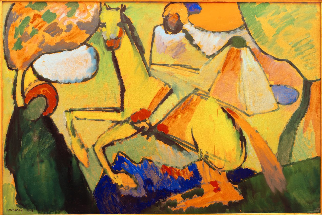 Skica (záložka) od Wassily Kandinsky
