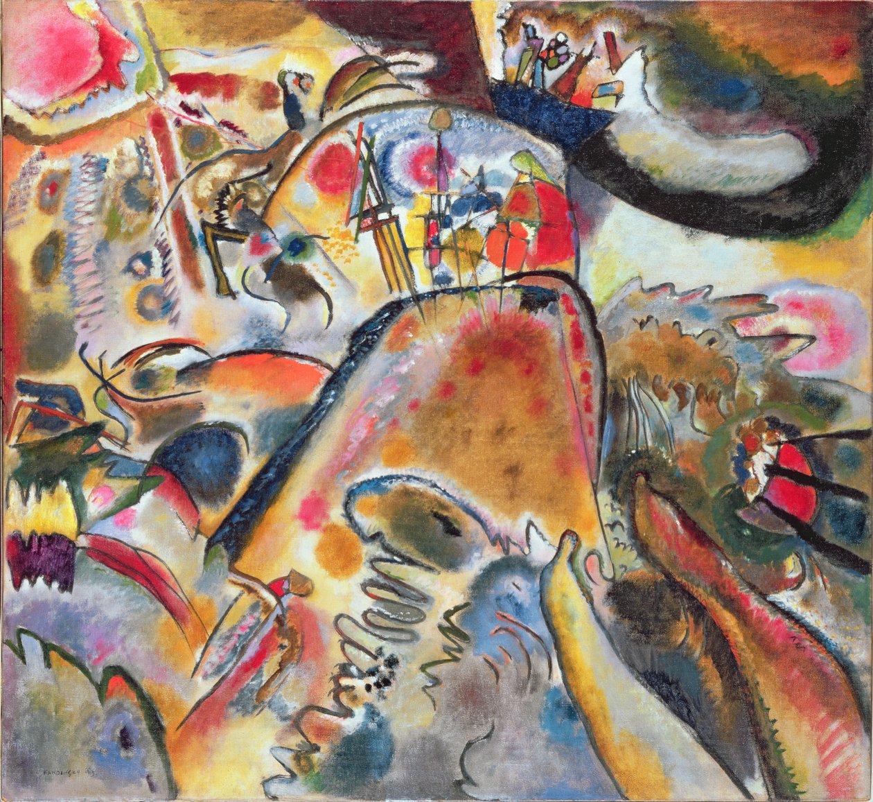 Malé radosti, 1913 od Wassily Kandinsky