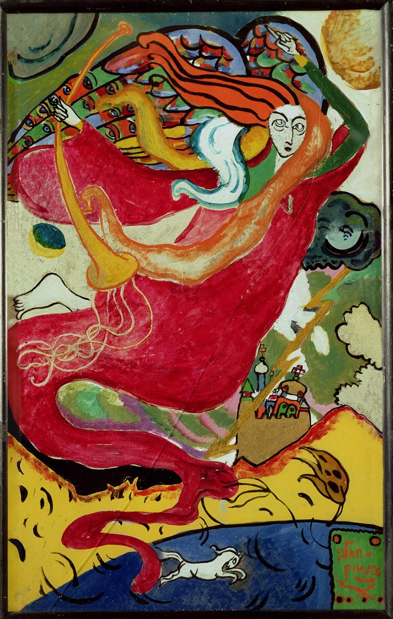 Svatý Gabriel, 1911 od Wassily Kandinsky