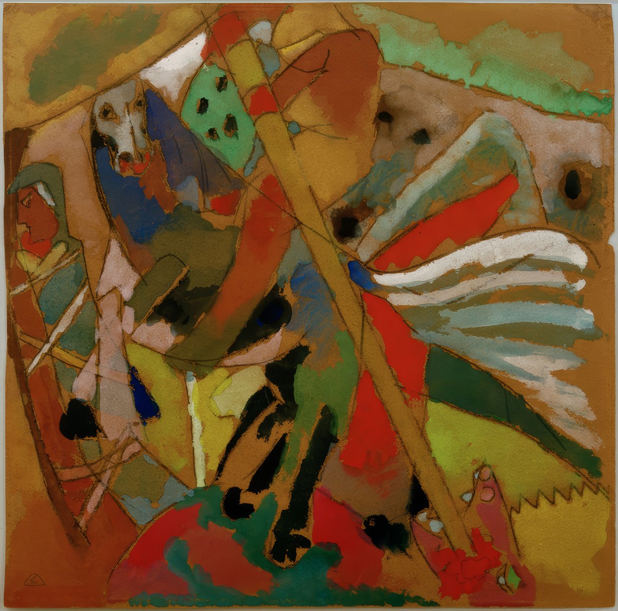 Svatý Jiří II od Wassily Kandinsky
