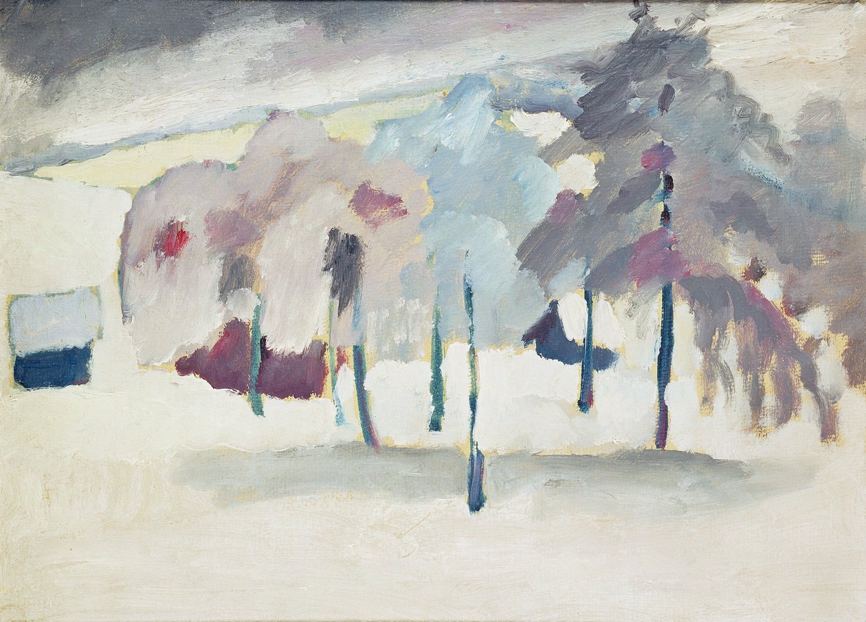 Studie Murnau V, cca 1910 od Wassily Kandinsky