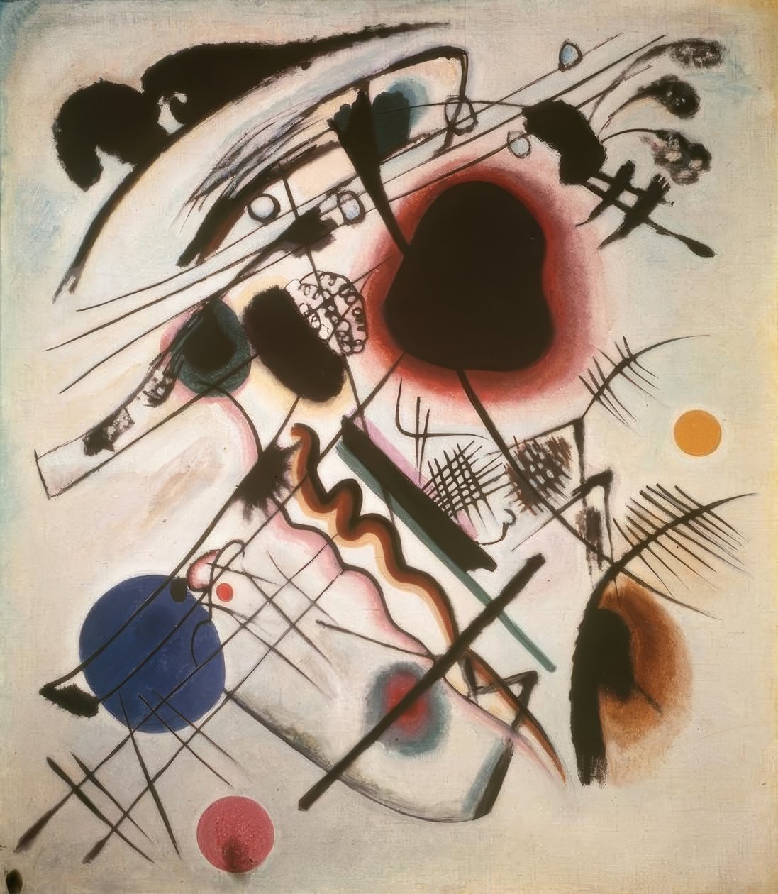 Černá skvrna od Wassily Kandinsky