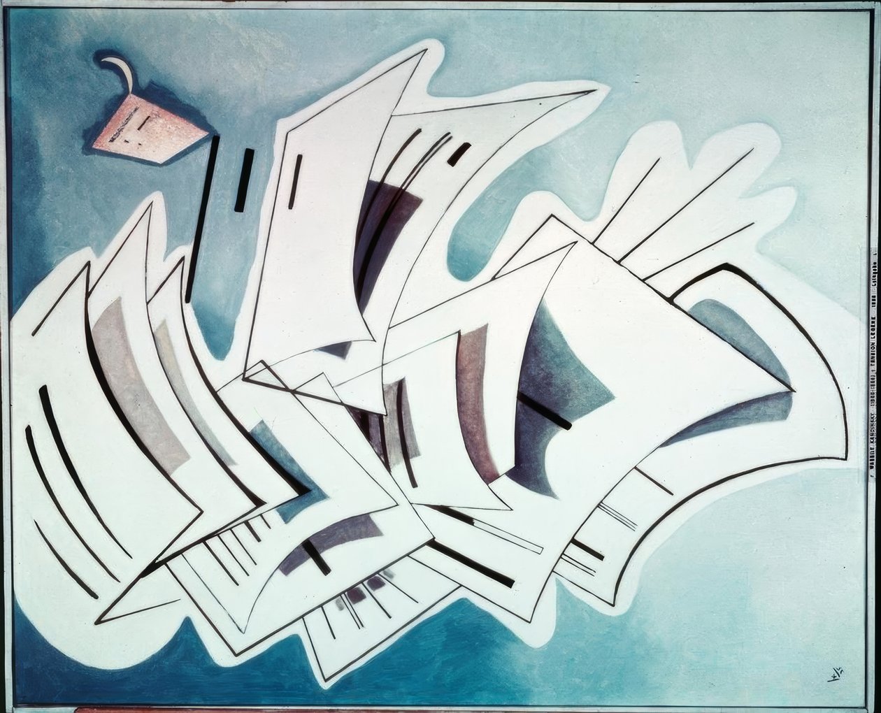 Lehké napětí od Wassily Kandinsky