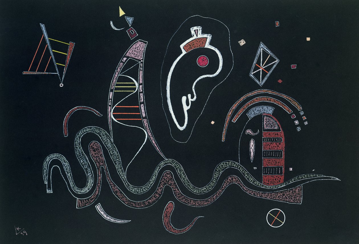 The Entourage, 1939 od Wassily Kandinsky
