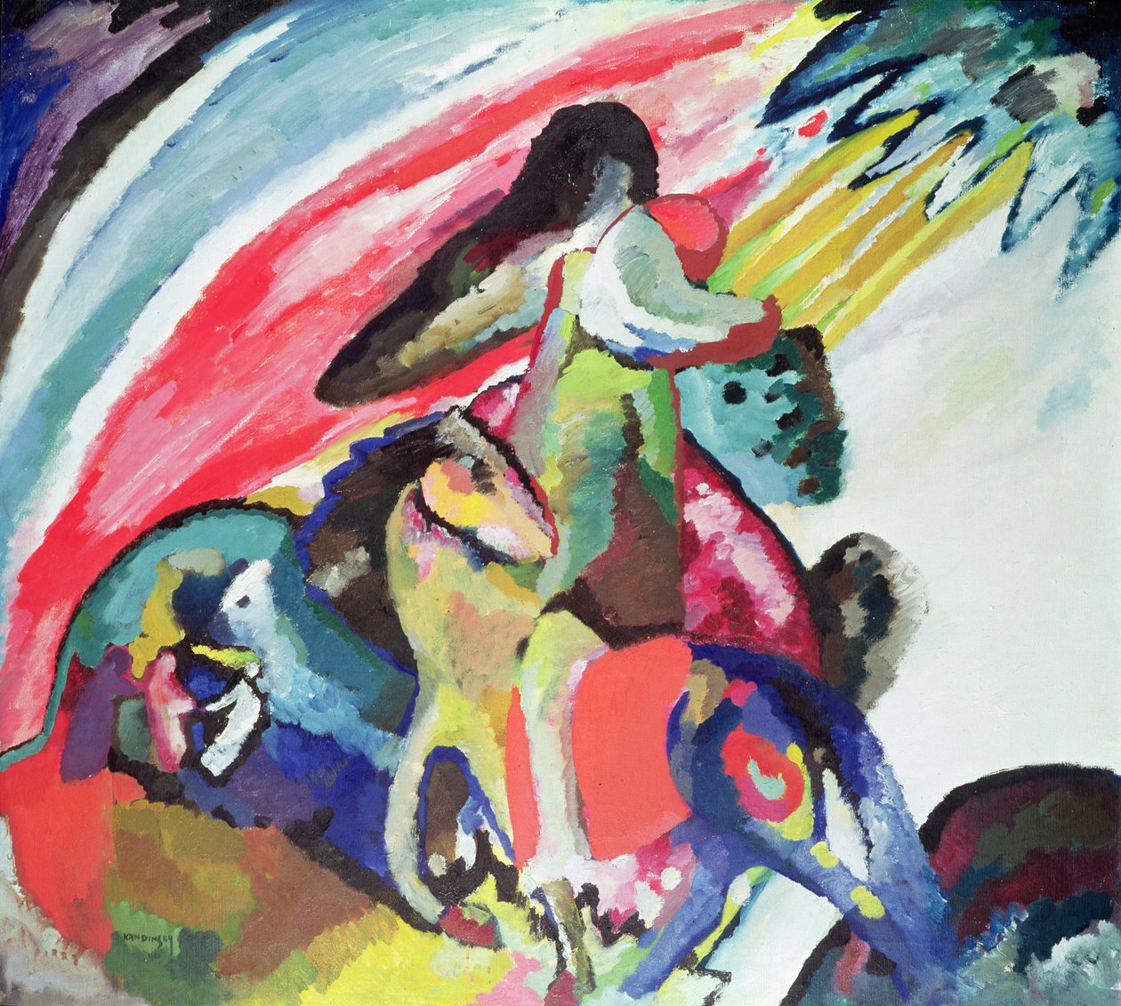 Jezdec od Wassily Kandinsky