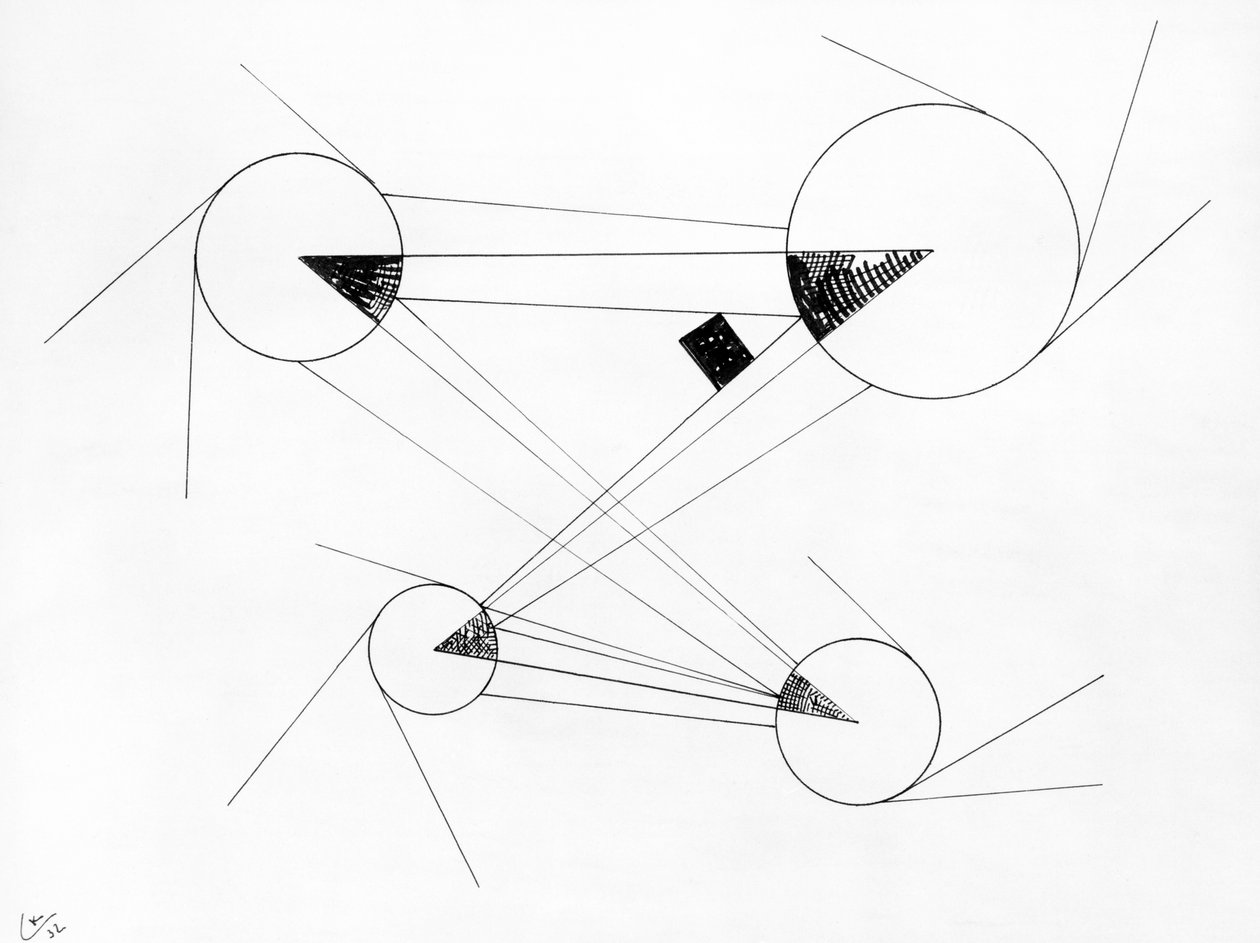 Bez názvu, 1932 (pero a indický inkoust) od Wassily Kandinsky
