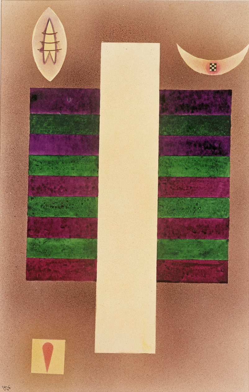 Vertical, 1928 (č. 274) (kvaš a wc na papíře) od Wassily Kandinsky