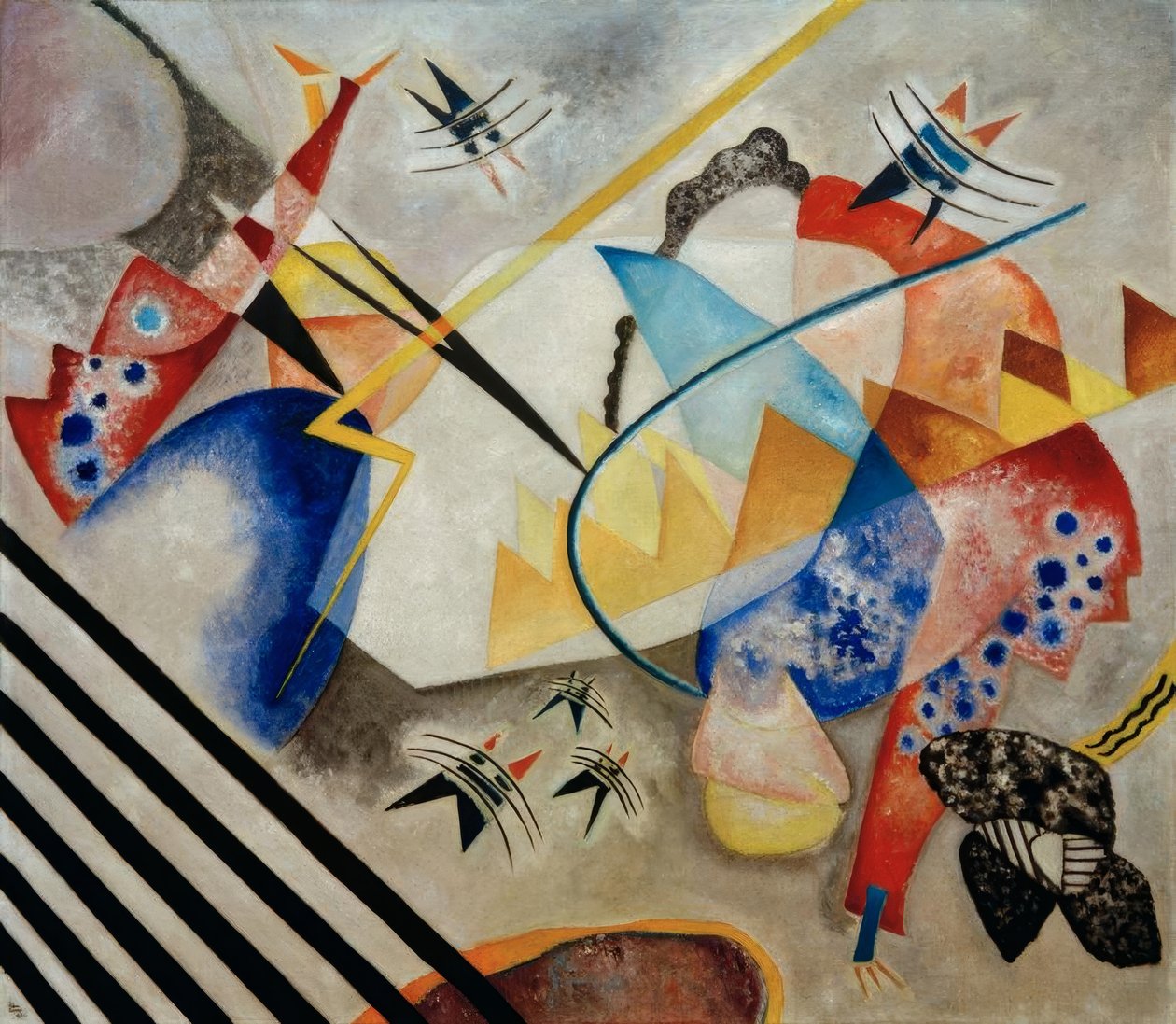 Bílý střed od Wassily Kandinsky