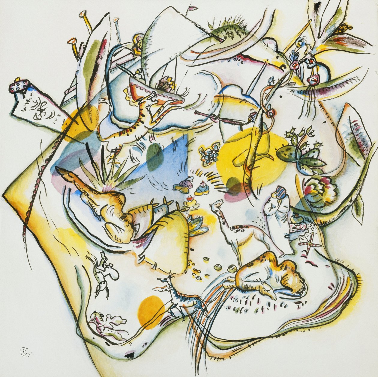 Afrika od Wassily Kandinsky