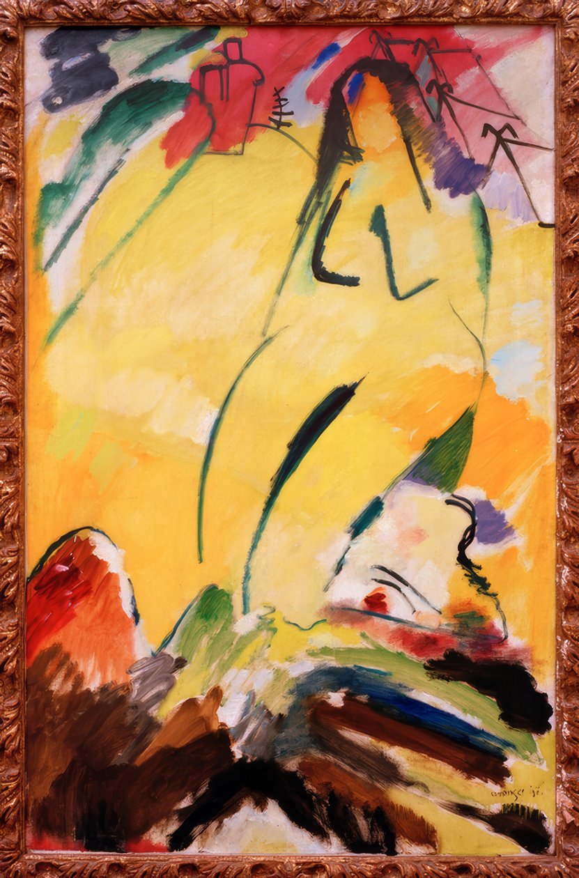 Akt od Wassily Kandinsky