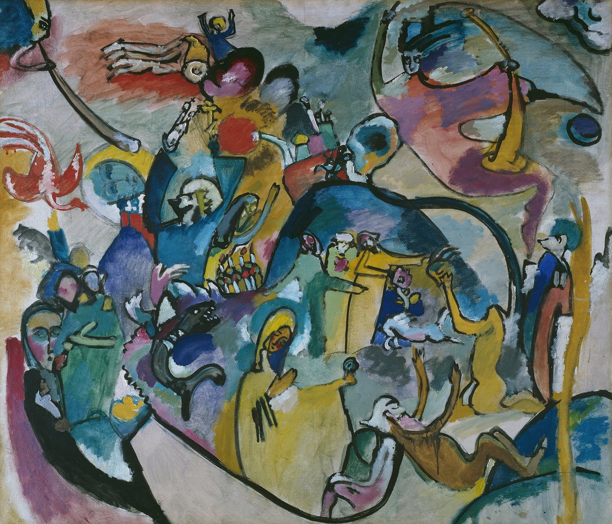 Den všech svatých II, 1911. od Wassily Kandinsky