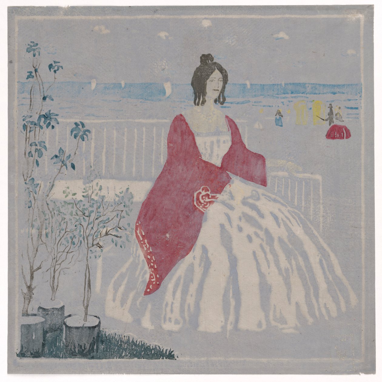 Na pláži (viz GMS 217) od Wassily Kandinsky