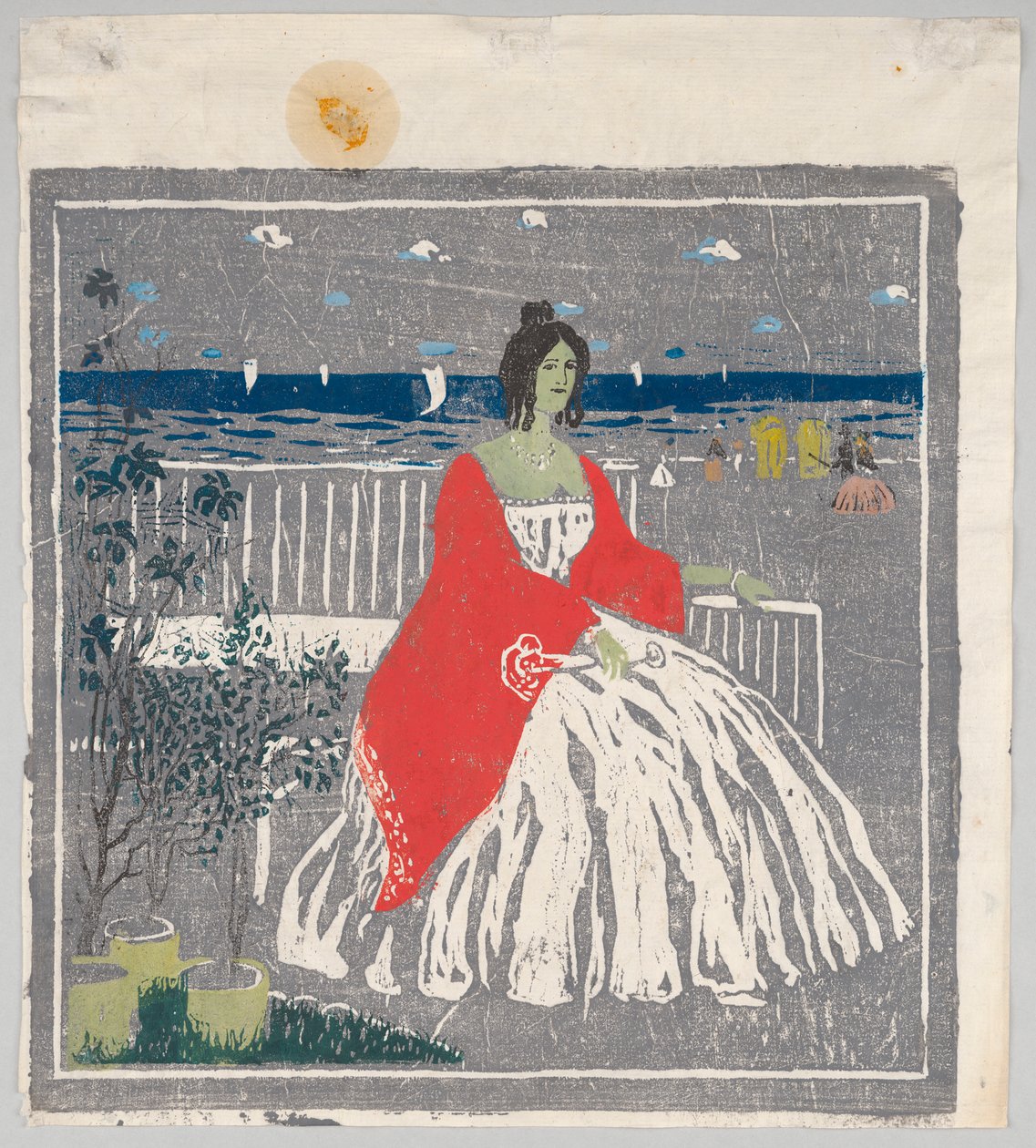 Na pláži (viz GMS 217) od Wassily Kandinsky