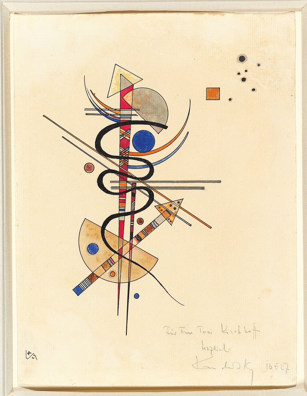 Akvarel pro paní Toni Kirchhoff od Wassily Kandinsky