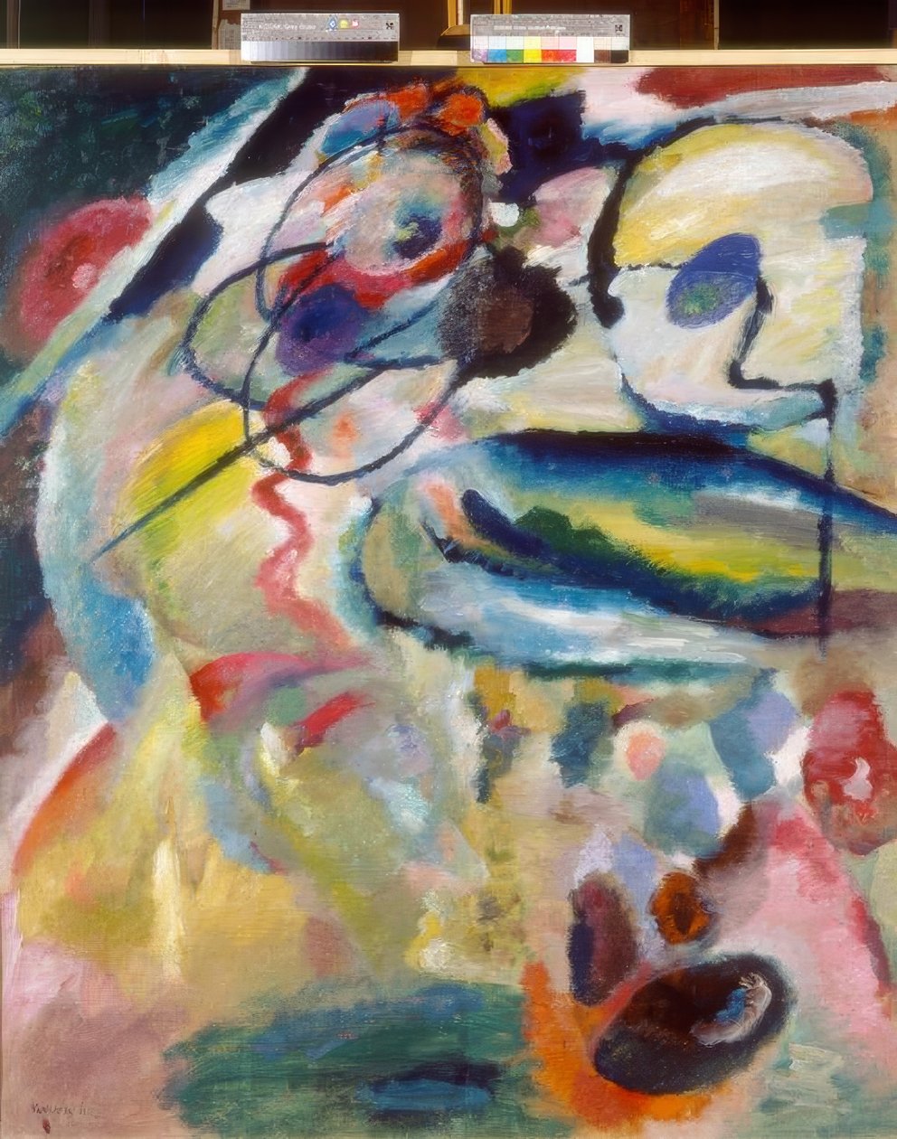 Obrázek s kruhem od Wassily Kandinsky