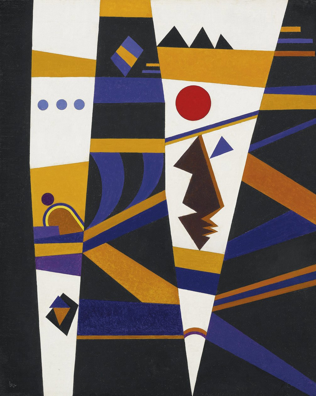 Vazba par Kandinsky, Wassily Vasiljevič (1866-1944). Olej na plátně, rozměr: 70x60 od Wassily Kandinsky