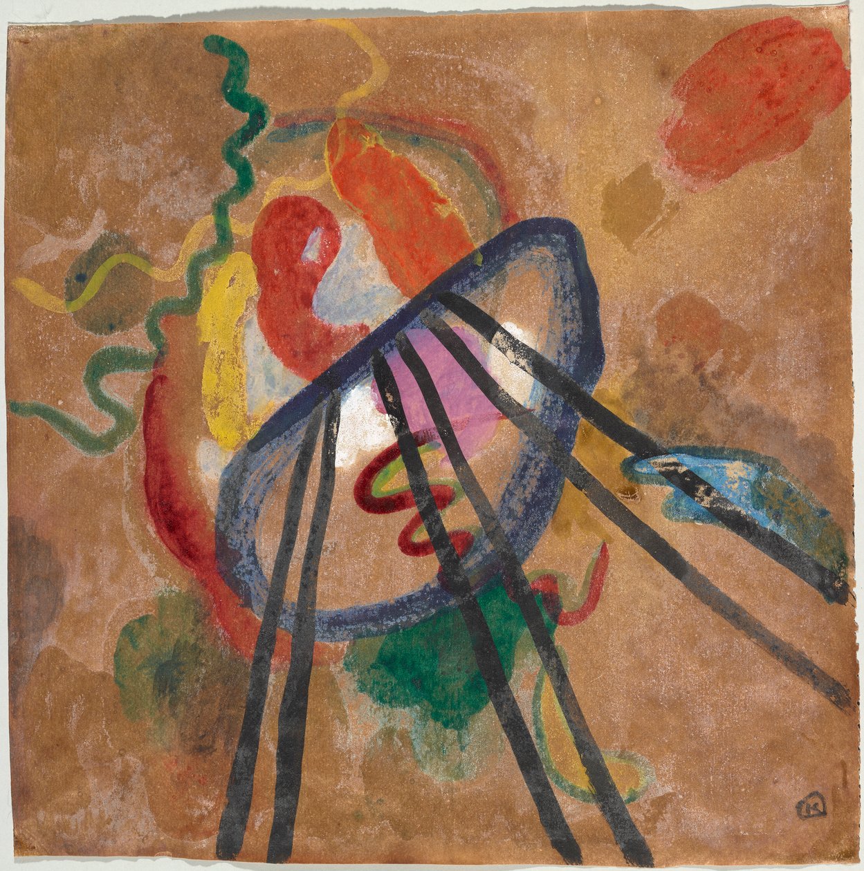 Loď od Wassily Kandinsky