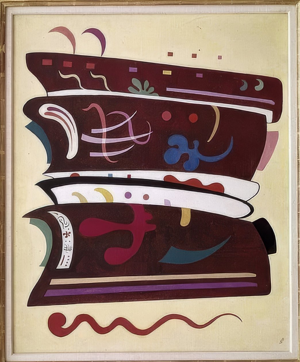 Brun doplňky. 1935 od Wassily Kandinsky