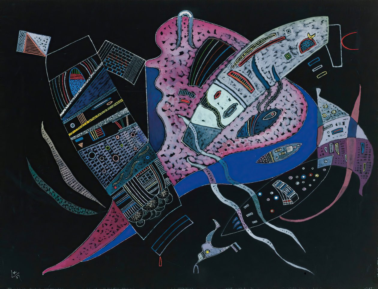 Koncentrovaný, 1937. od Wassily Kandinsky