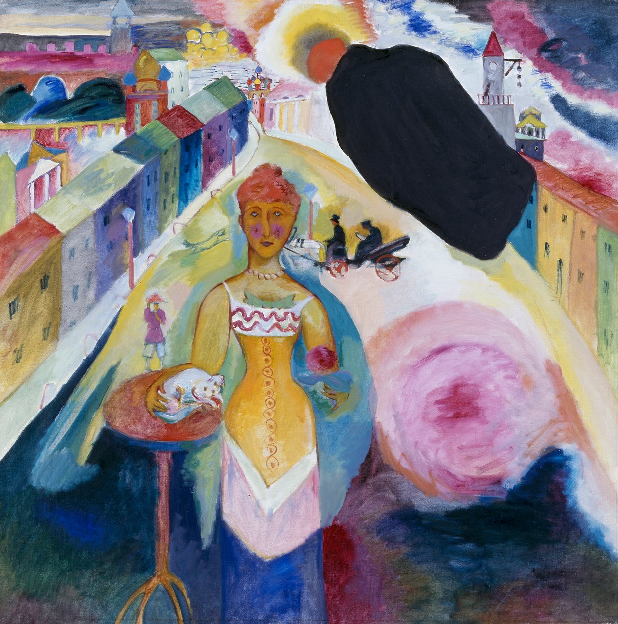Dáma v Moskvě od Wassily Kandinsky