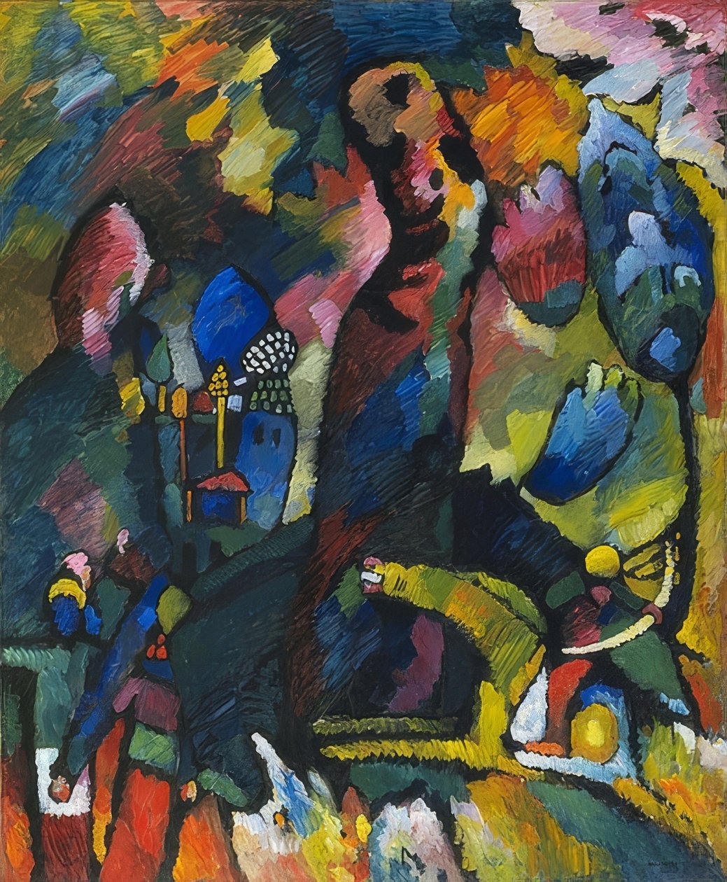 Lukostřelec. 1909 od Wassily Kandinsky