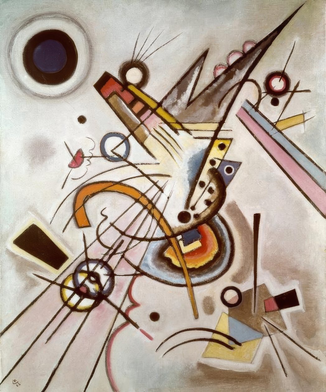 Úhlopříčka od Wassily Kandinsky