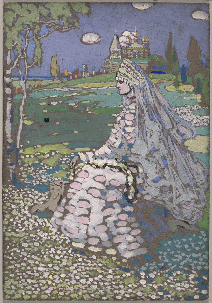 Nevěsta od Wassily Kandinsky