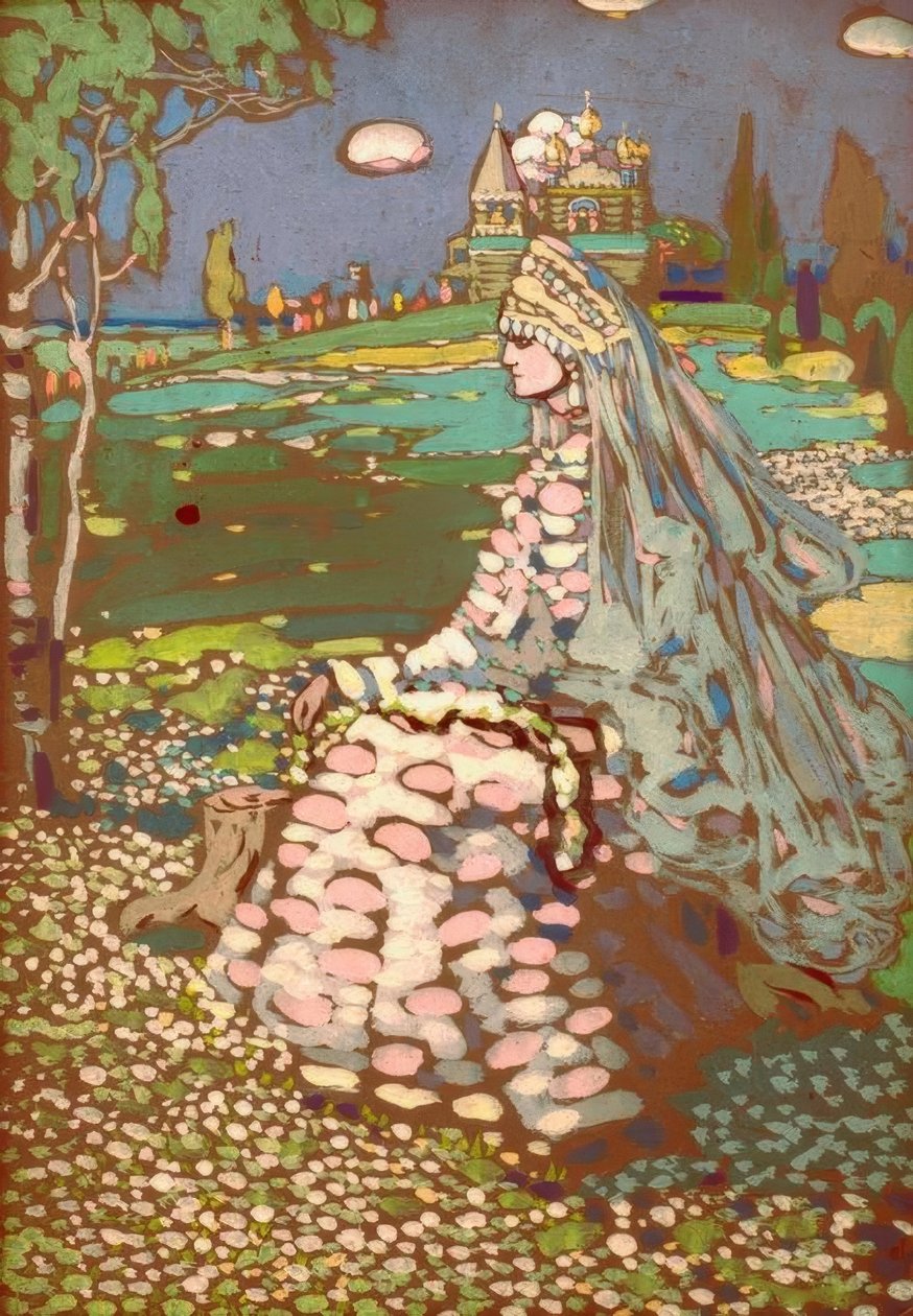 Nevěsta od Wassily Kandinsky