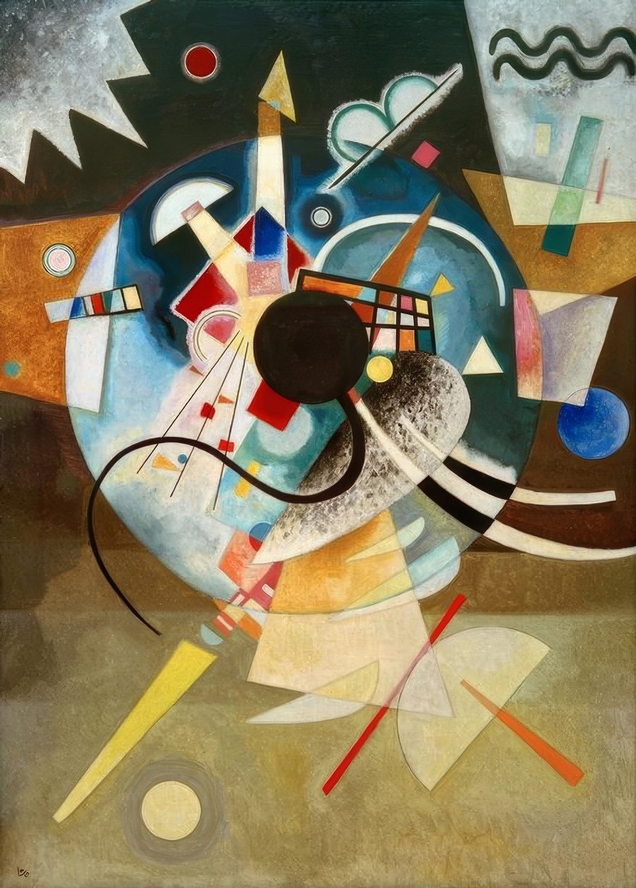 Jedno centrum od Wassily Kandinsky