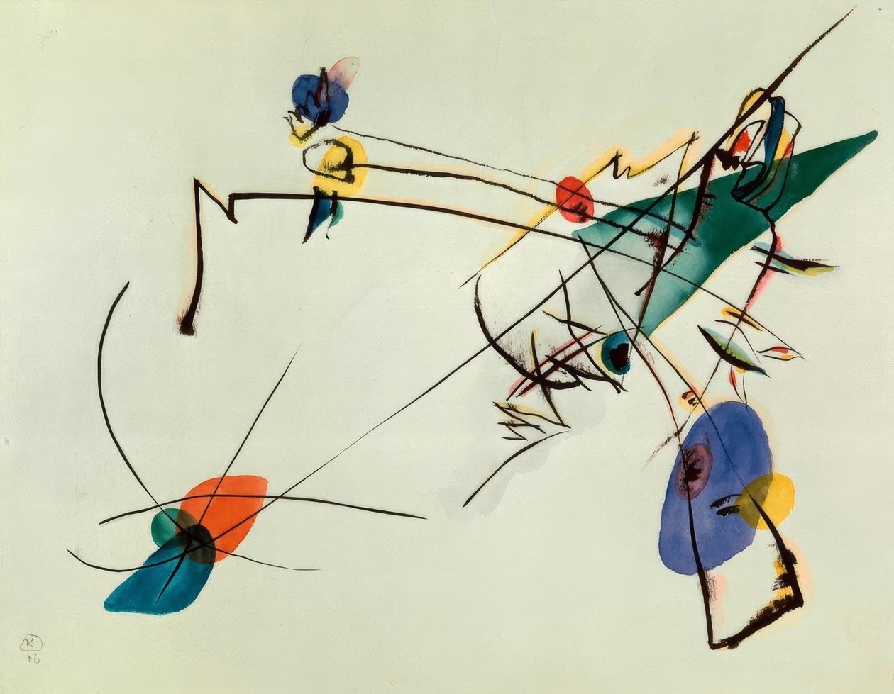 Jen akvarel od Wassily Kandinsky
