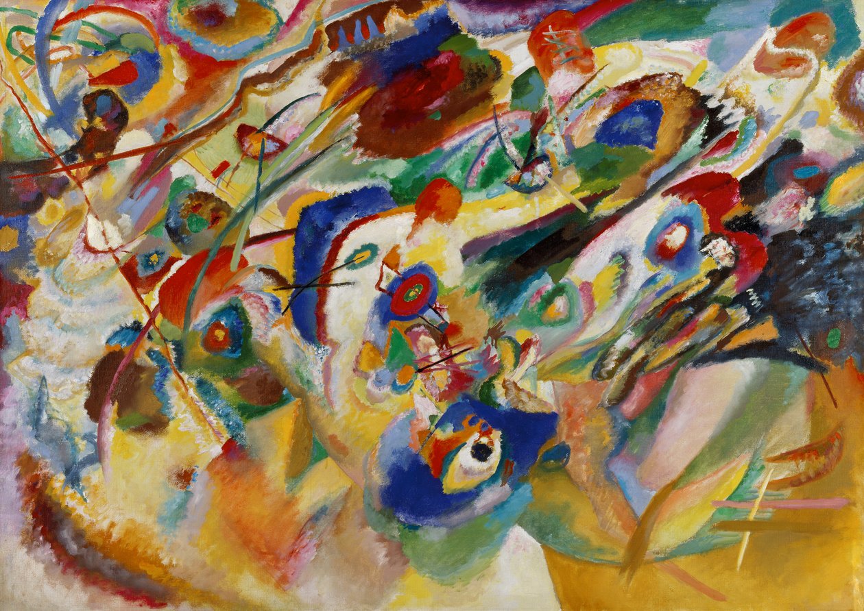 Návrh 2 ke Kompozici VII od Wassily Kandinsky